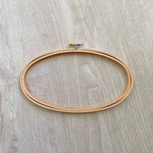 DARICE 5x9" Oval Wooden Embroidery Hoop